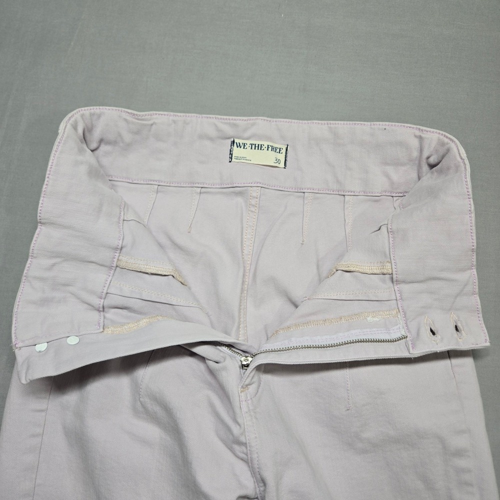 We The Free Jayde Flare Jeans 30 Lilac Purple High Rise - Picture 8 of 12